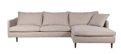 [BOS-E1333-6201-4L-CAST4-3/I850] Divaanisohva Julia Lux SET 2, oikea, Cool Beige