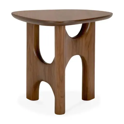 [ETHNI-10736] Sivupöytä Flow 54 x 49 cm, tiikki