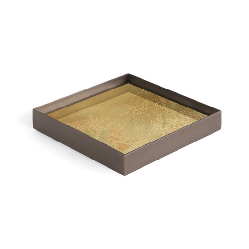 [ETHNI-20386---/F2567] Tarjotin Gold Leaf S