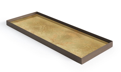 [ETHNI-20388---/F3490] Tarjotin Gold Leaf L