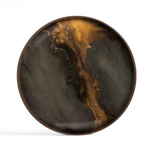 [ETHNI-20468/F3378] Tarjotin Organic Bronze 30 cm