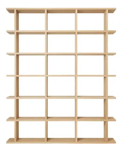 [FERM-110-4272381] Kirjahylly Kona 3x6, Natural Oak