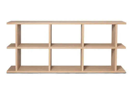 [FERM-110-4270039] Kirjahylly Kona 3x2, Natural Oak