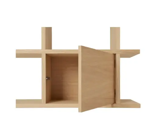 [FERM-110-4272371] Kona-kirjahyllyn kaappiosa, Natural Oak