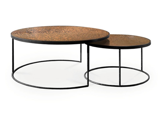 [ETHNI-20700---/A338] Sarjapöytä Bronze Copper 61/92 cm