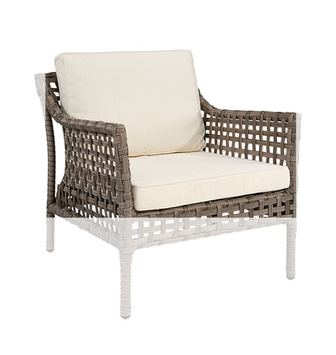 [ARTW-12-18170-/J1206] Istuintyynyt Santa Monica -nojatuoliin, off white