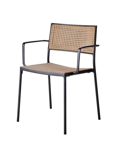 [CANE-11430-ALDU---/J924] Käsinojatuoli Less, Natural
