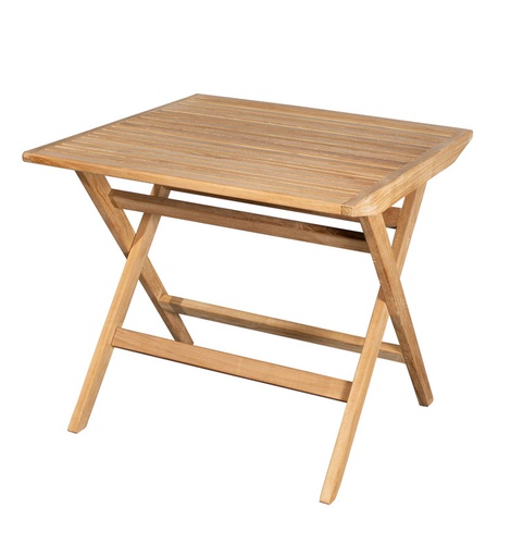 [CANE-50001T-/J1297] Taitettava ruokapöytä Flip 80 x 80 cm, tiikki