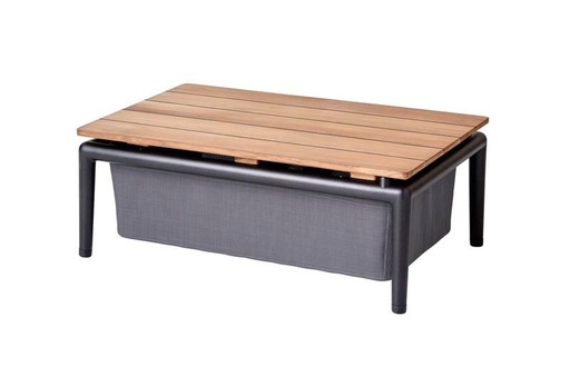 Sohvapöytä laatikolla Conic 74 x 52 cm, Grey
