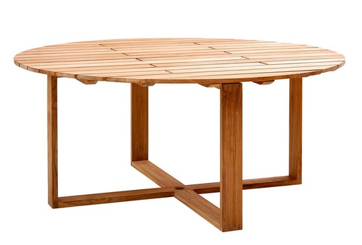 [CANE-5072-T---/J971] Pyöreä ruokapöytä Endless 170 cm, tiikki