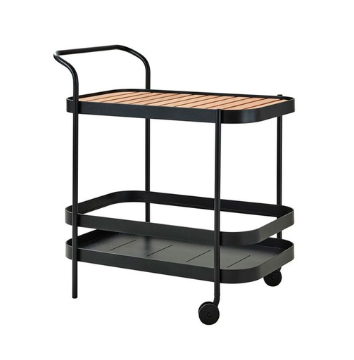 [CANE-5102-AL---/J840] Tarjoiluvaunu Roll, Lava Grey