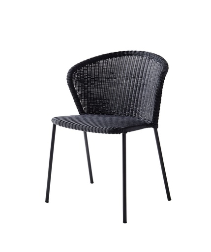 [CANE-5410-LS---/J167] Ruokapöydän tuoli Lean, Black