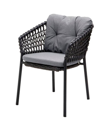 [CANE-5417-RODG/J1132] Ruokapöydäntuoli Ocean, Dark Grey
