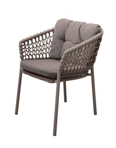 [CANE-5417-ROT/J1134] Ruokapöydän tuoli Ocean, Taupe