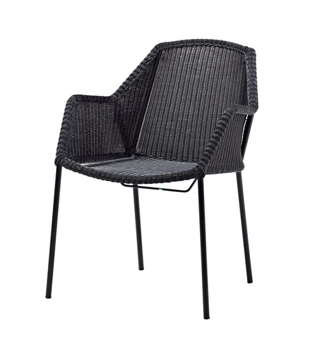 [CANE-5464-LS---/J210] Ruokapöydän tuoli Breeze, Black