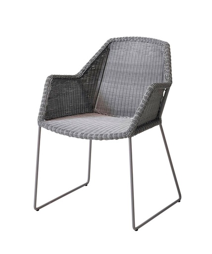 [CANE-5467-LI---/J876] Ruokapöydän tuoli Breeze, Light Grey, kelkkajalka