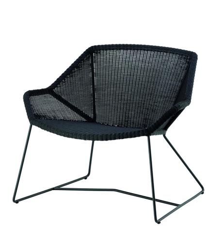[CANE-5468-LS---/J225] Loungetuoli Breeze, Black