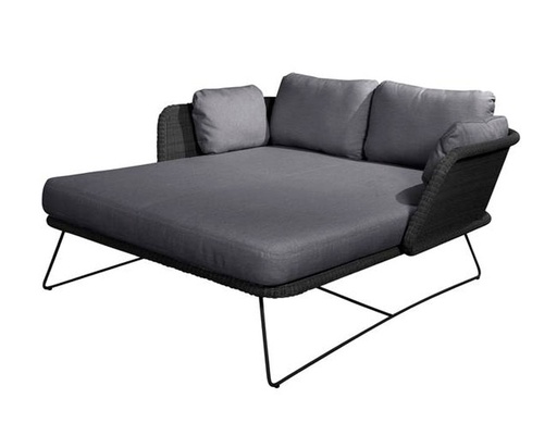 [CANE-5508-LSSG/J1115] Daybed Horizon, musta-harmaa