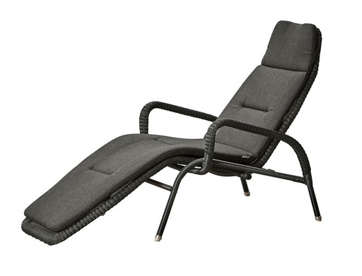 [CANE-5521-YS98---/J259] Pehmuste Sunrise-aurinkotuoliin, Black