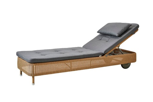 [CANE-5559-YSN95---/J293] Aurinkovuoteen pehmuste Presley, Grey