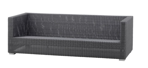 [CANE-5590-G---/J307] Sohva Chester 3:n istuttava, Graphite