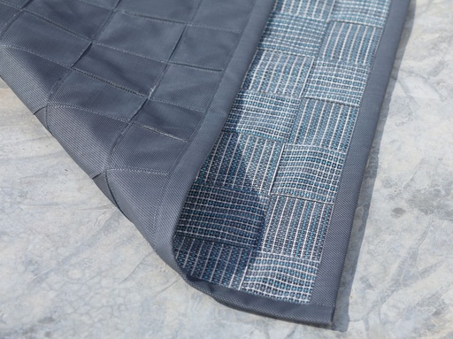 [CANE-7103-Y80---/J385] Ulkotilan matto I-am 300 x 300 cm, harmaa/turkoosi