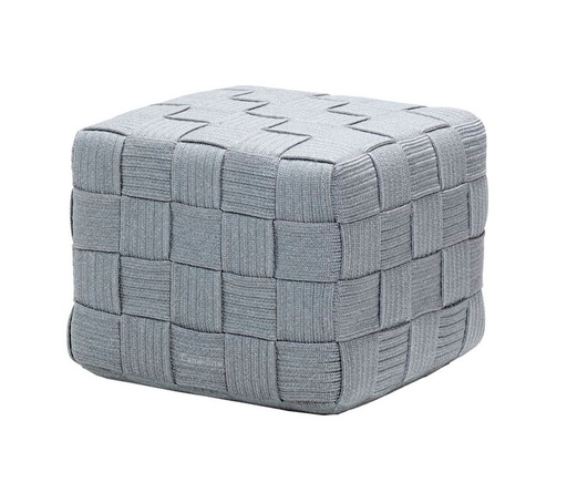 [CANE-8340-ROLG---/J934] Rahi Cube 48 x 48 cm, Light Grey
