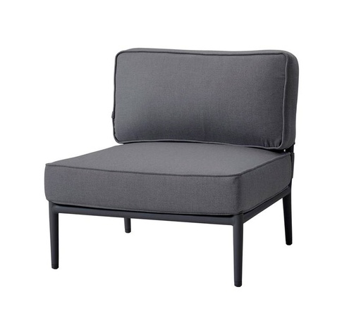 [CANE-8438-AITG---/J1092] Sohvamoduuli Conic 1:n istuttava, Grey