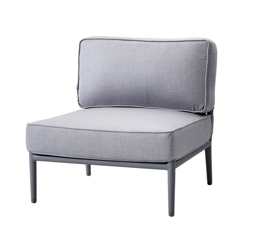 [CANE-8438-AITL---/J898] Sohvamoduuli Conic 1:n istuttava, Light Grey