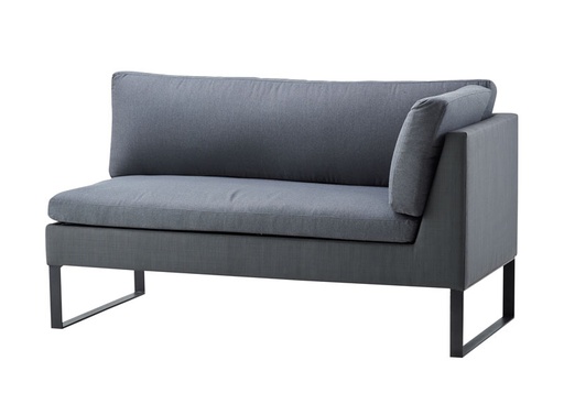 [CANE-8563-TXSG---/J459] Sohva Flex 2:n istuttava vasen, Grey