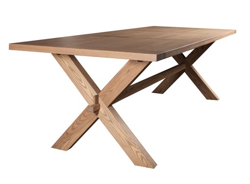 [K&K-2319F-X-20-AP-KD/A1287] Ruokapöytä Ancona 220 x 100 cm, saarni C20