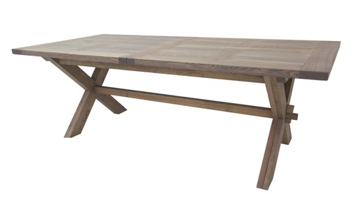 [K&K-2320F-X-20-UP-KD/A1455] Jatkettava ruokapöytä Ancona 220 x 100 cm, saarni C20