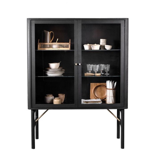 [K&K-F-ATVI2-142-UP] Vitriinikaappi Ant 120 x 160 cm, saarni C14