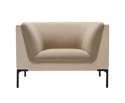 [BOS-E3554-0003-2S-ANI4-Heather2/I1155] Nojatuoli Slim, nahka/kangasverhoilu