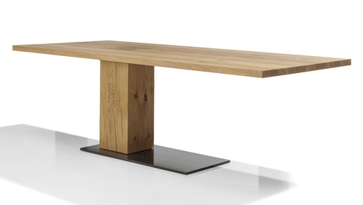 [KFF-MONO-22090-LEGHW-EDGE7-NATOIL/A1879] Ruokapöytä Mono 220 x 90 cm, tammi