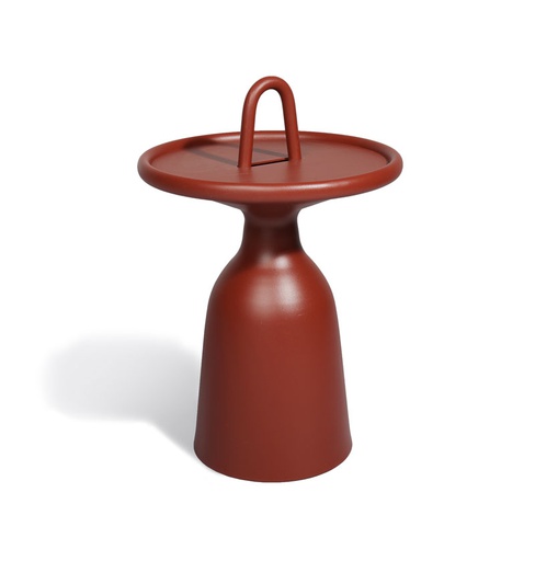 [MINDO-30002-013--/J1274] Sivupöytä kahvalla Mindo 104, Terracotta Red