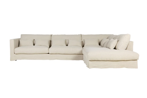 [BOS-E1747-5407-6L-linnatur-EXCL/I255] Divaanisohva Heaven SET 3, oikea, Linen Natur