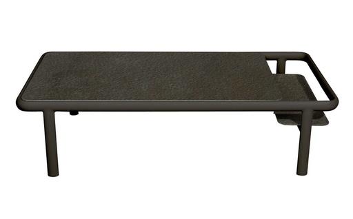 [MINDO-30033-070-LE01-/J1277] Sohvapöytä Mindo 106, 120 x 60 cm, Dark Grey