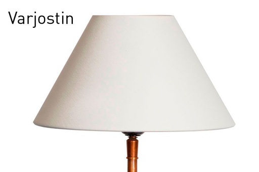 [OVE-CAP-LAM-7142--/H255] Pienen tripodin varjostin 25 cm, valkoinen