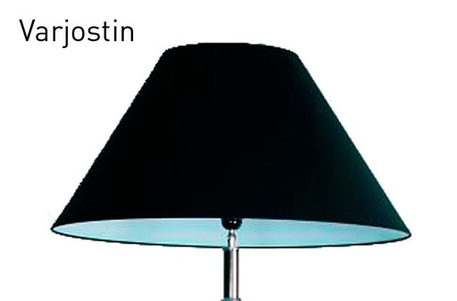 [OVE-CAP-LAM-7144--/H256] Pienen tripodin varjostin 25 cm, musta