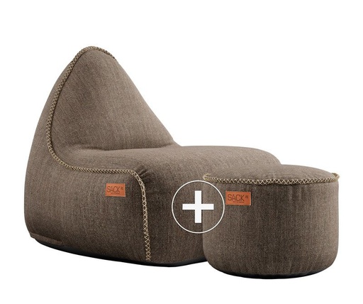 [SACKit-8573001-8574001-/J1331] Säkkituoli Cobana + rahi, ruskea