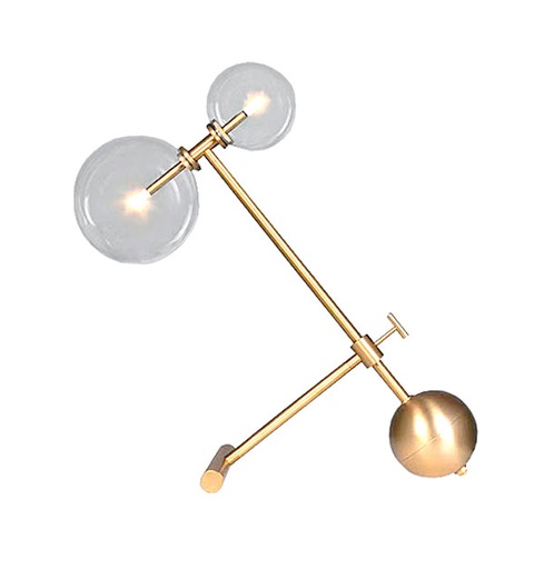 [SCHW-B063-201-378-CE/H1049] Pöytävalaisin Zosia, messinki