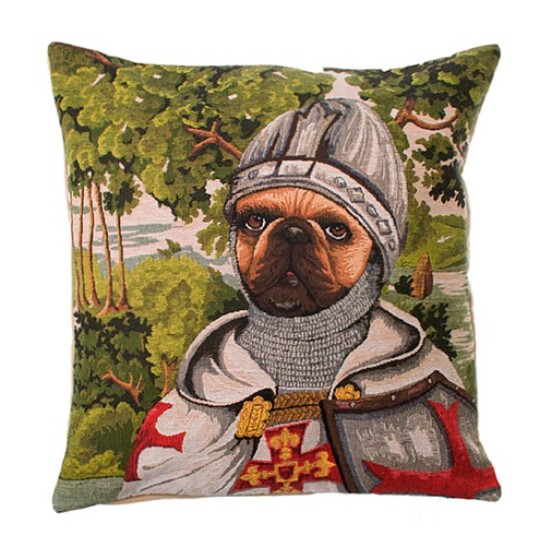 [YHDES-104-03054/M1332] Tyynynpäällinen Chien Lancelot, 48 x 48 cm