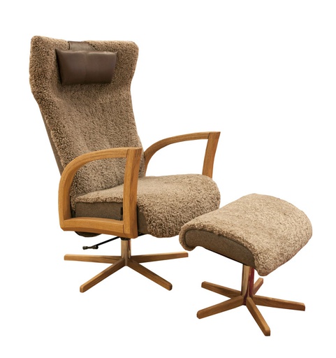 [BA-70107-7-BTRE-70110-7/B2113] Mekanismituoli pyörivä Focus ja rahi, lampaankarva, Sahara